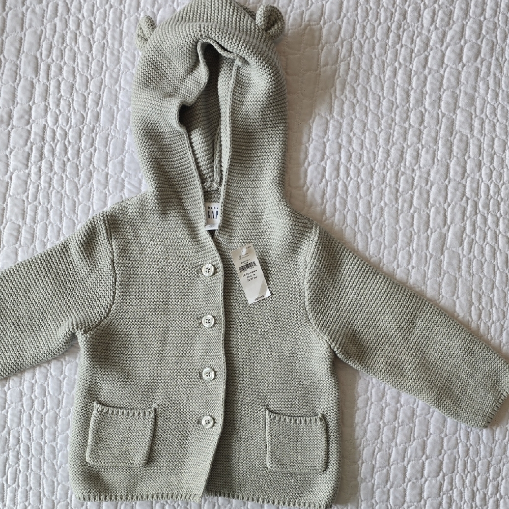Baby Gap Bear Ear Sweater